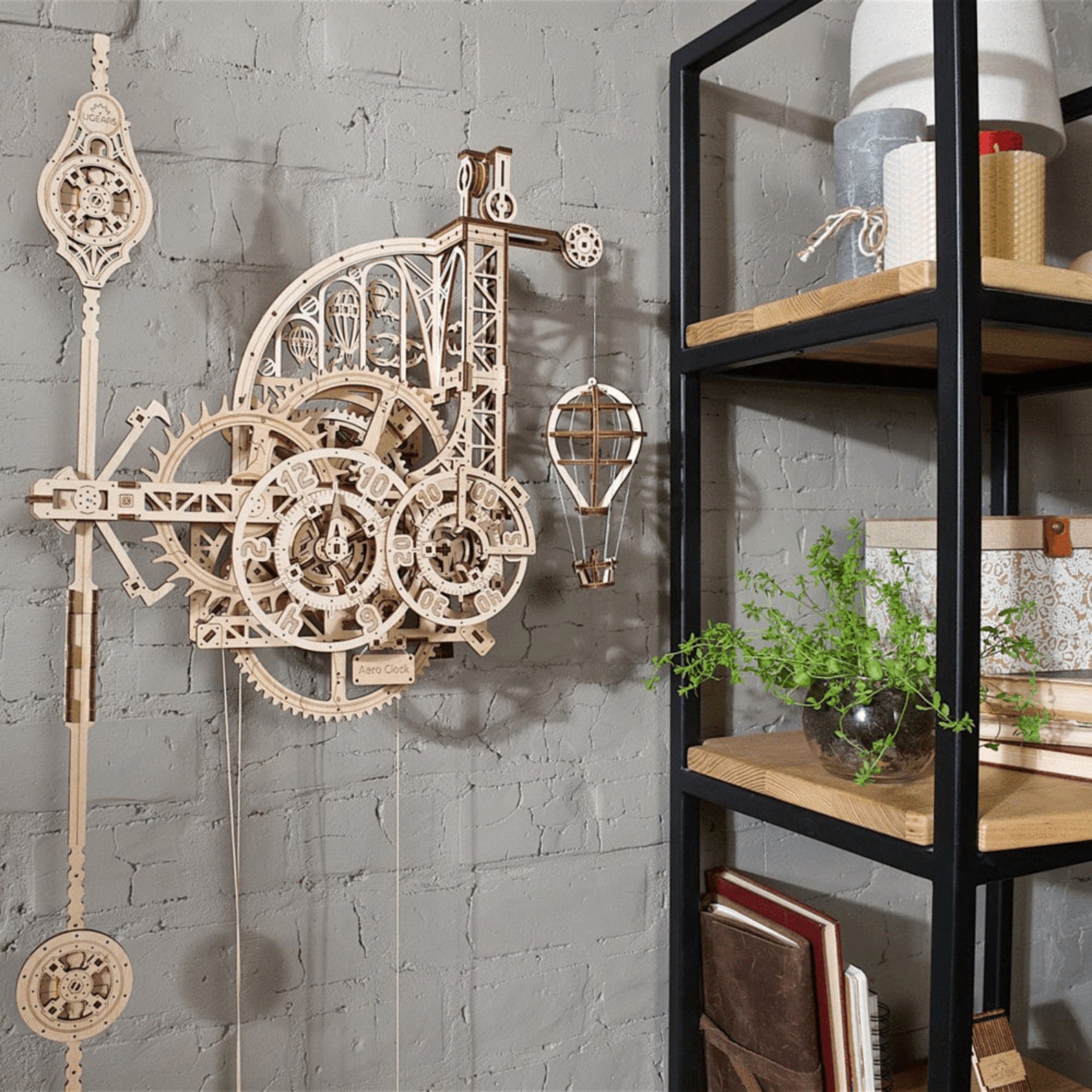 ugears aero clock painted