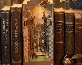 Quidditch | Harry Potter™ – Book Nook Diorama Wooden Model Kit, Revell