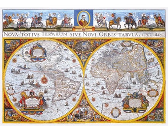 Nova Terrarum Antike Karte | Puzzle Holz Puzzle 1010