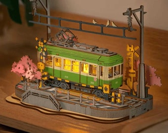 Sakura Journey | Diorama | Wooden Rolife, Cherry Blossoms, Robotime