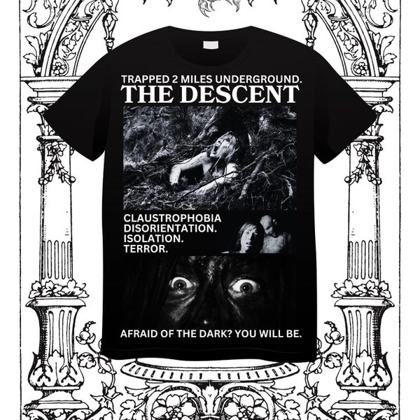 The Descent British Horror Movie Tshirt