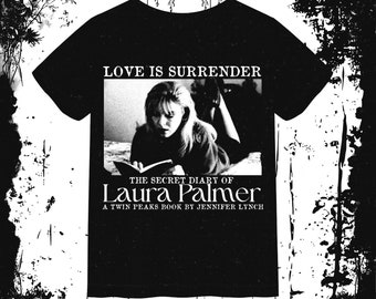 Secret Diary of Laura Palmer Twin Peaks David Lynch Horror Movie TV T-Shirt