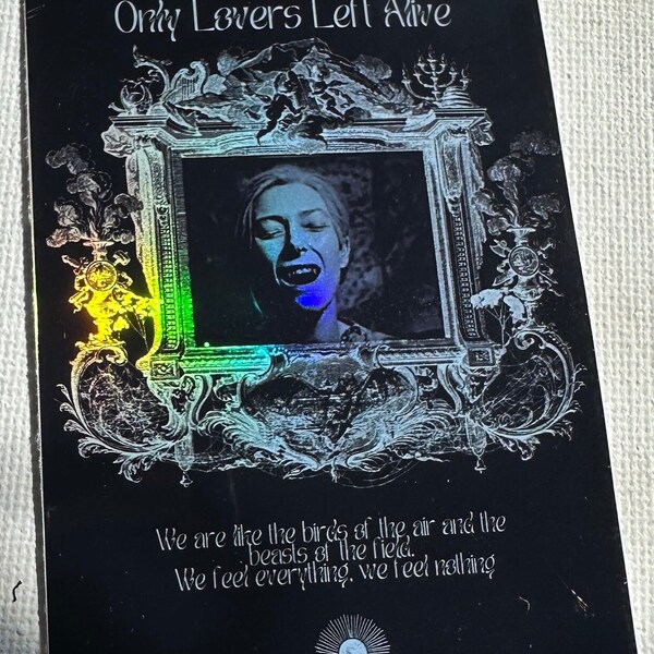 Only Lovers Left Alive Vampire Movie Tilda Swinton Tom Hiddleston Holographic Art Print