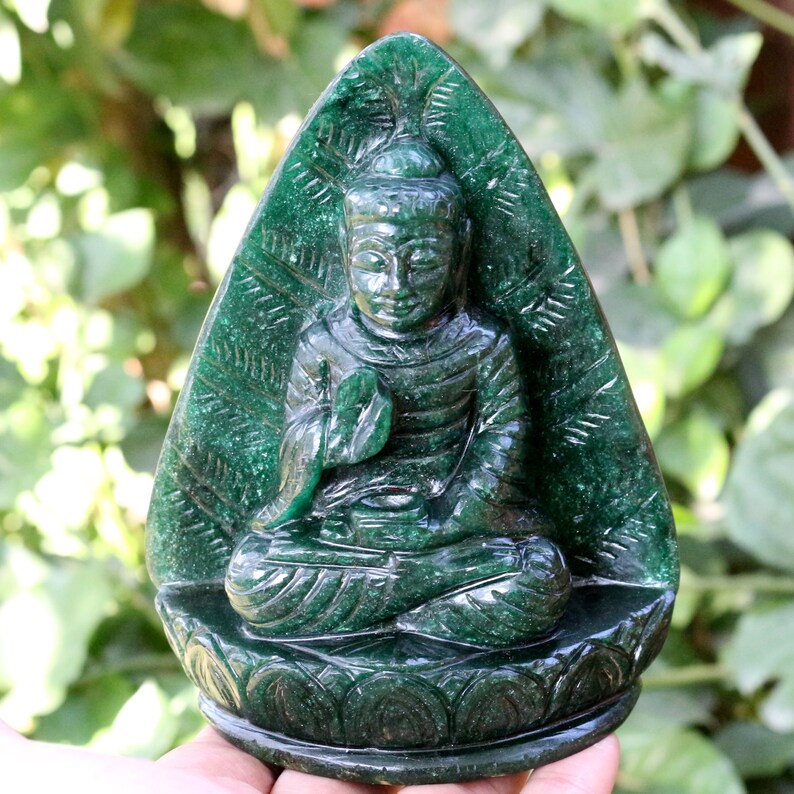 Jade Buddha Jade Buddha Statue Meditating Buddha Figure Etsy