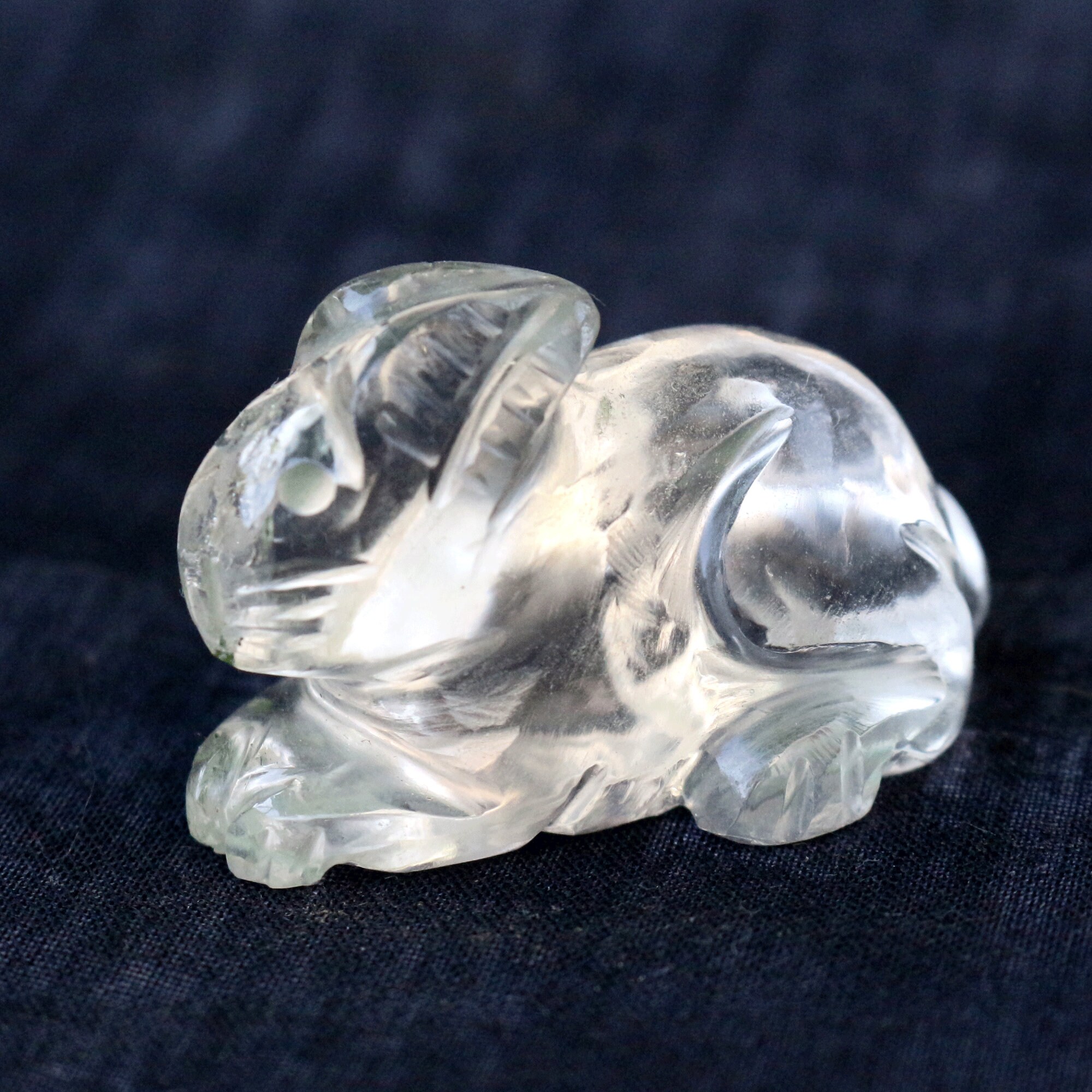 Crystal Rabbit Gift For Home Gemstone FigureHome Etsy