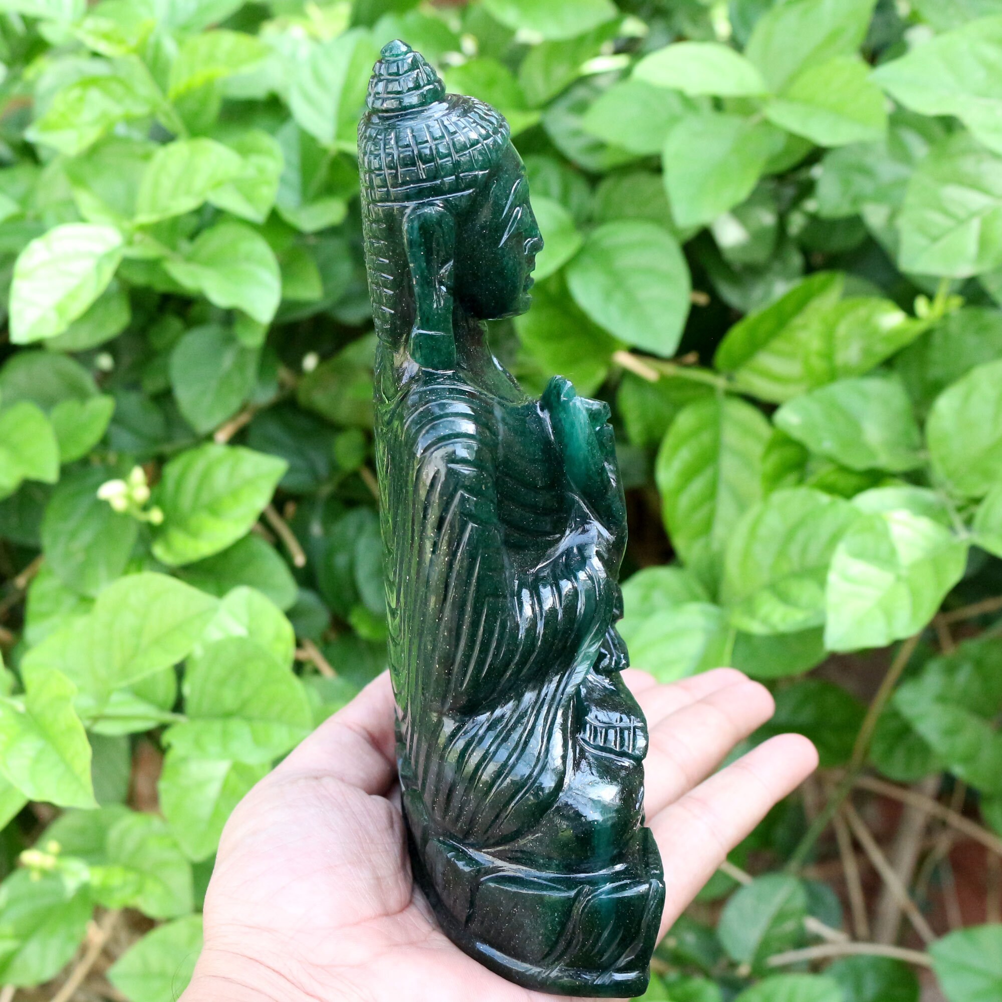 Jade Buddha Jade Buddha Statue Meditating Buddha Figure Etsy