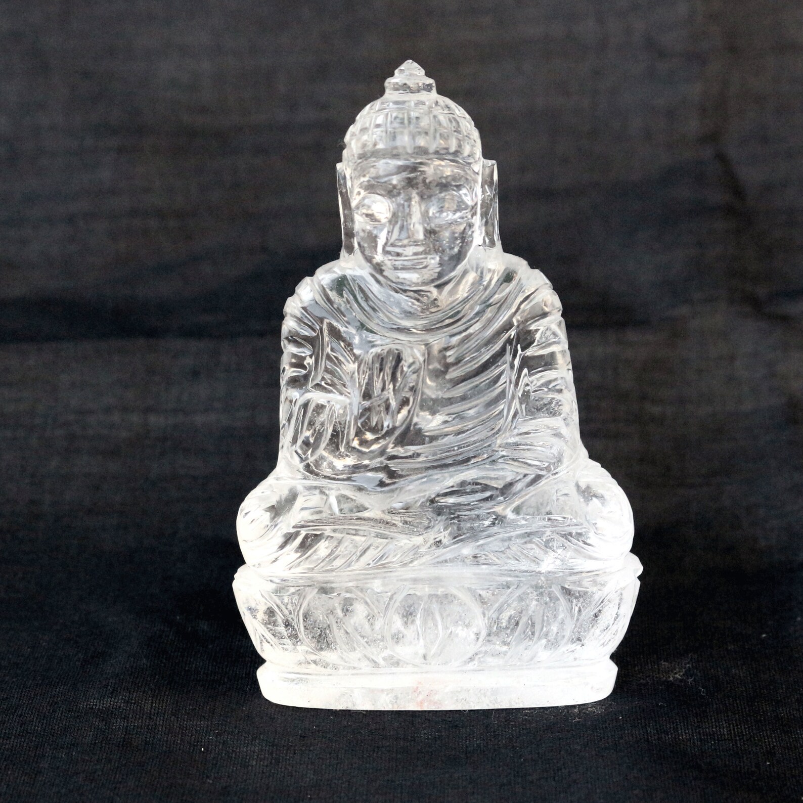 Crystal Buddha Meditation Buddha Statue Peace Buddha Etsy