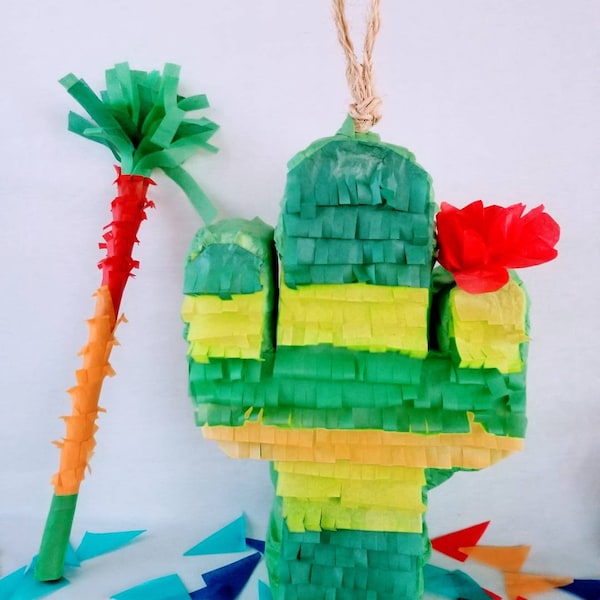 Mini cactus piñata