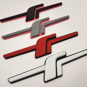 Plastic JDM F Badge Front Grille For Subaru Forester