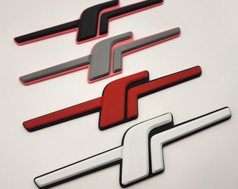 Plastic JDM F Badge Front Grille For Subaru Forester