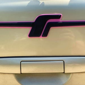 Plastic JDM F Badge Large Rear Grille For Subaru Forester