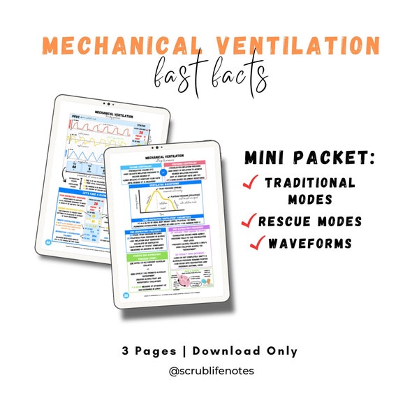 Mechanical Ventilation Fast Facts