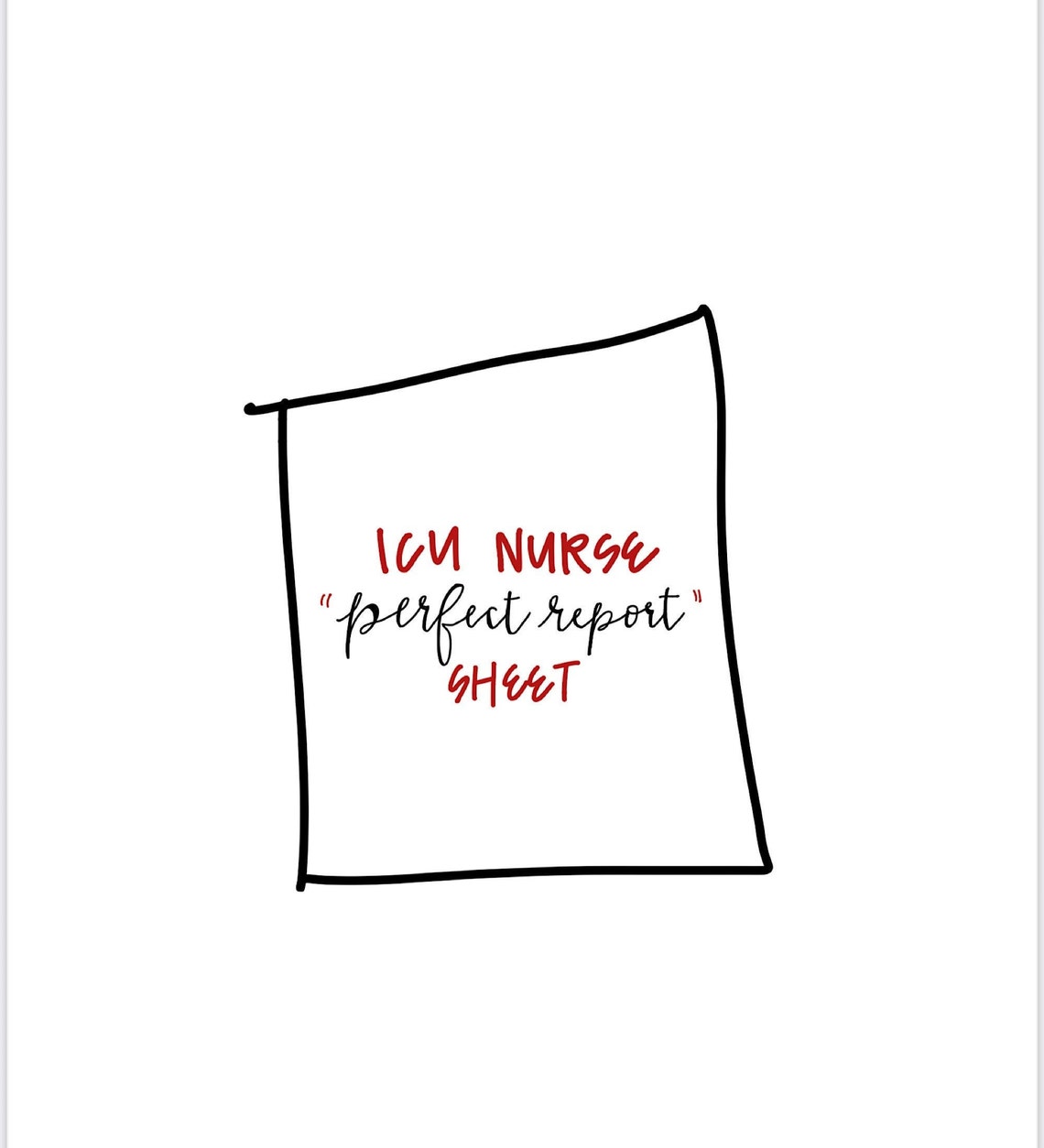 BEST ICU Nurse Report Sheet for the Perfect Report Nursing Etsy