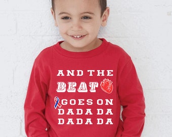 CHD, "en de beat gaat door" Hartstrijdersshirt