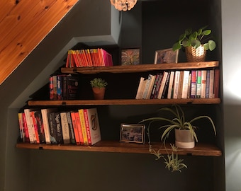 Rustic Reclaimed Scaffold Shelves