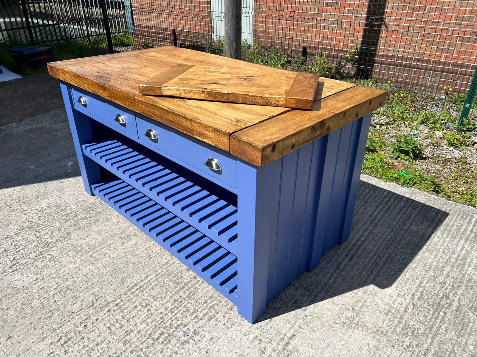 Butcher Block Kitchen Island Breakfast Bars Made to Order. Etsy UK