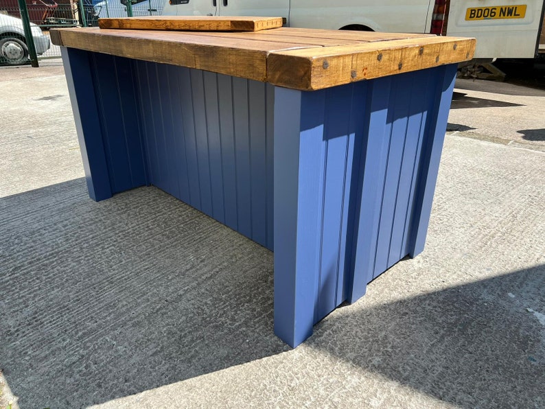 Butcher Block Kitchen Island Breakfast Bars Made to Order. Etsy UK