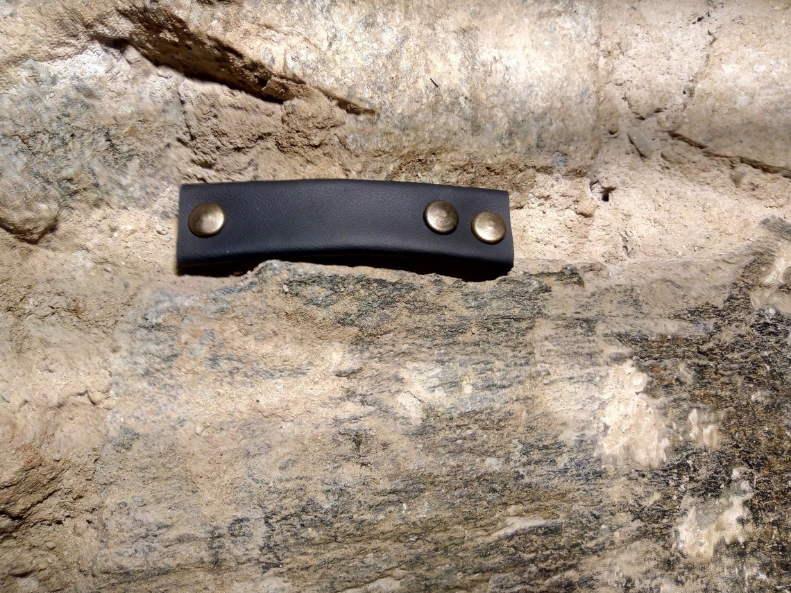 Mens Leather Barrettes Collection of Upcycled Hair Clips Etsy