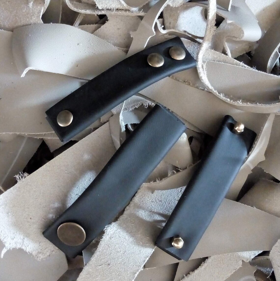 Mens Leather Barrettes Collection of Upcycled Hair Clips Etsy