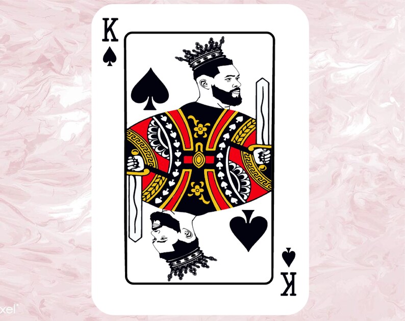 Download Black King of Spades SVG PNG Digital | Etsy