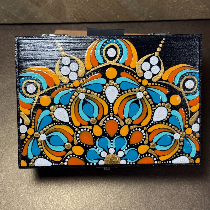 Dot Art Boxes - Etsy