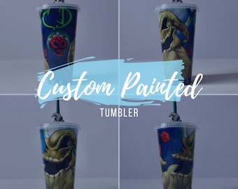 Copo Starbucks pintado personalizado/Presente personalizado/Lembrança de festa personalizada/Copo Venti/Copo Starbucks/Copo personalizado