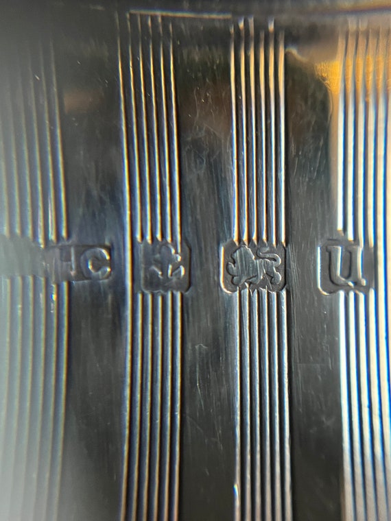 Antique Solid Sterling Silver Card Case, Aide Mem… - image 7