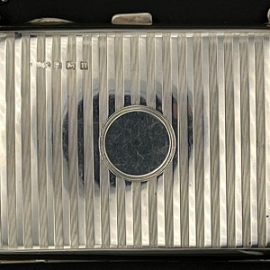 Antique Solid Sterling Silver Card Case, Aide Memoire, Wallet, Cohen & Charles - Birmingham 1919