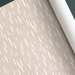Carta da parati adesiva beige talpa, murale a strisce autoadesivo rimovibile, arredamento minimalista nei toni della terra naturale
