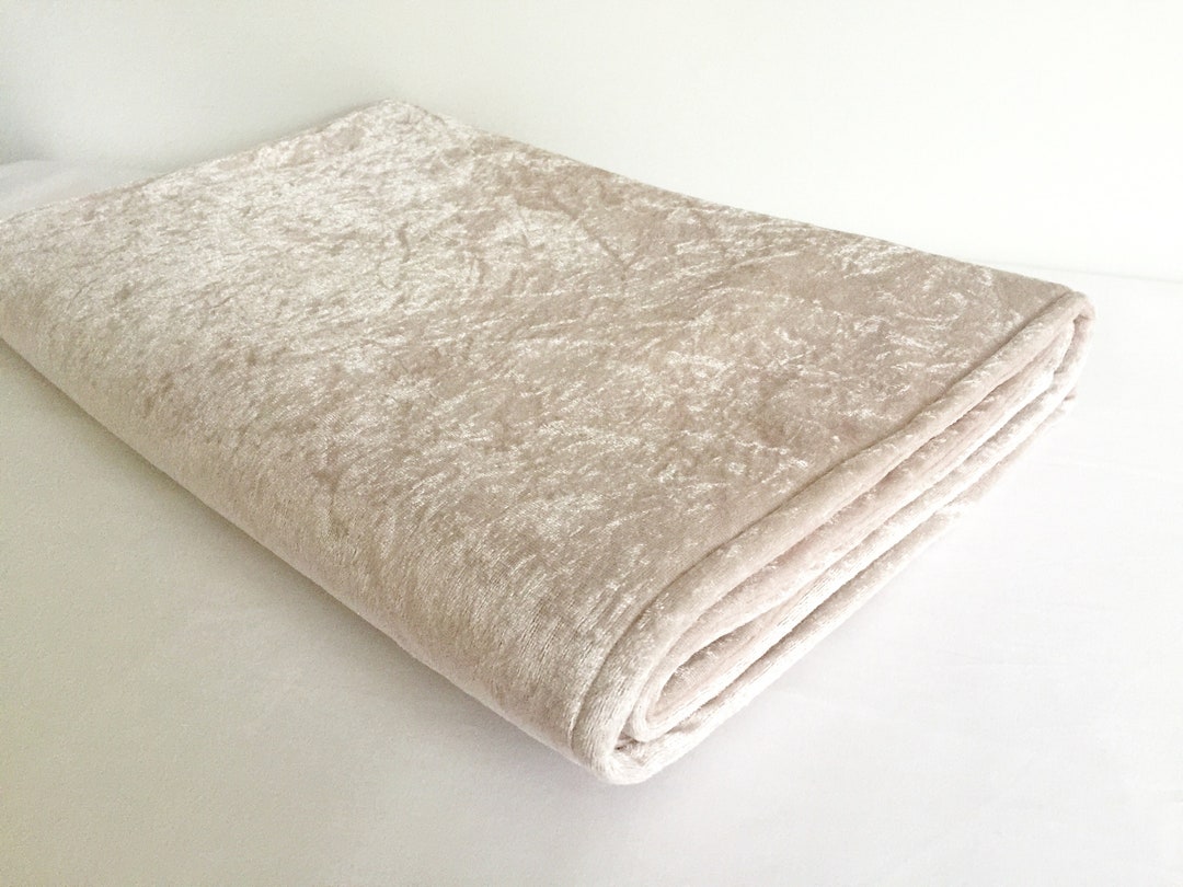 Champagne Bed Runner/crushed Velvet Bed Runner/velvet Bed Etsy