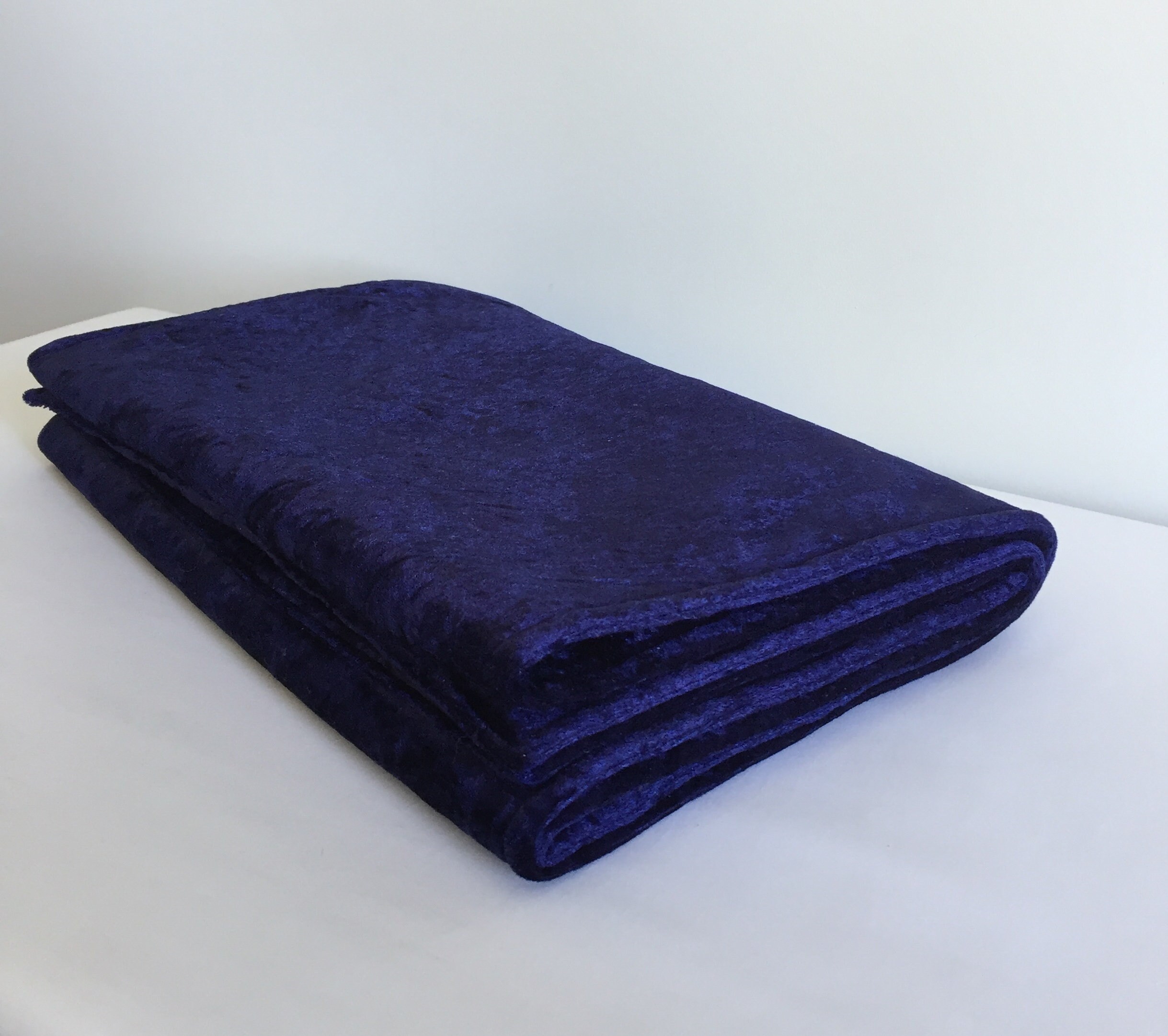 Quilted Bed Runner in Crushed Velvet/velvet Bed Runner/bed Throw/velvet