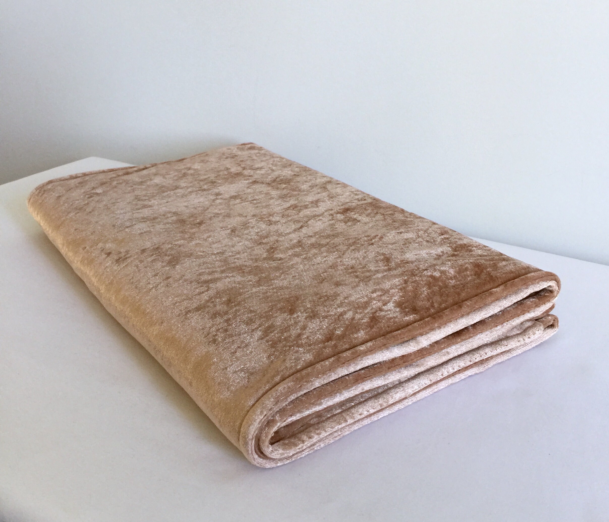 Champagne Bed Runner/crushed Velvet Bed Runner/velvet Bed Etsy UK