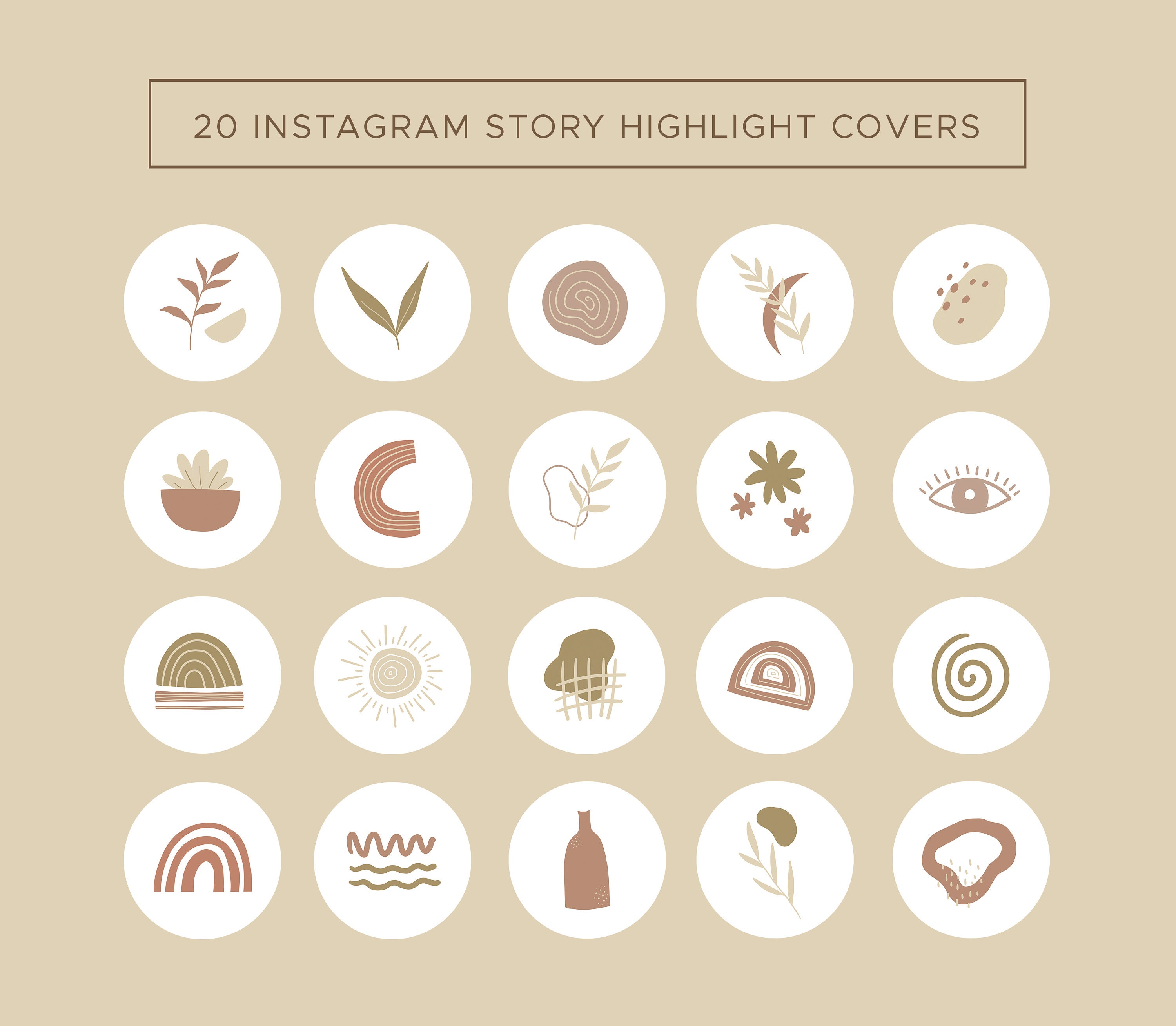 20 Instagram Highlight Covers Instagram Icons Highlight | Etsy