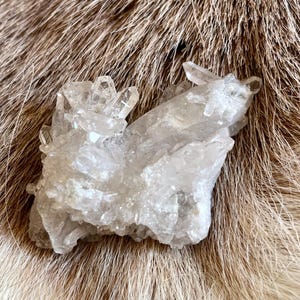 Rock crystal - Druse - crystal geode - quartz geode