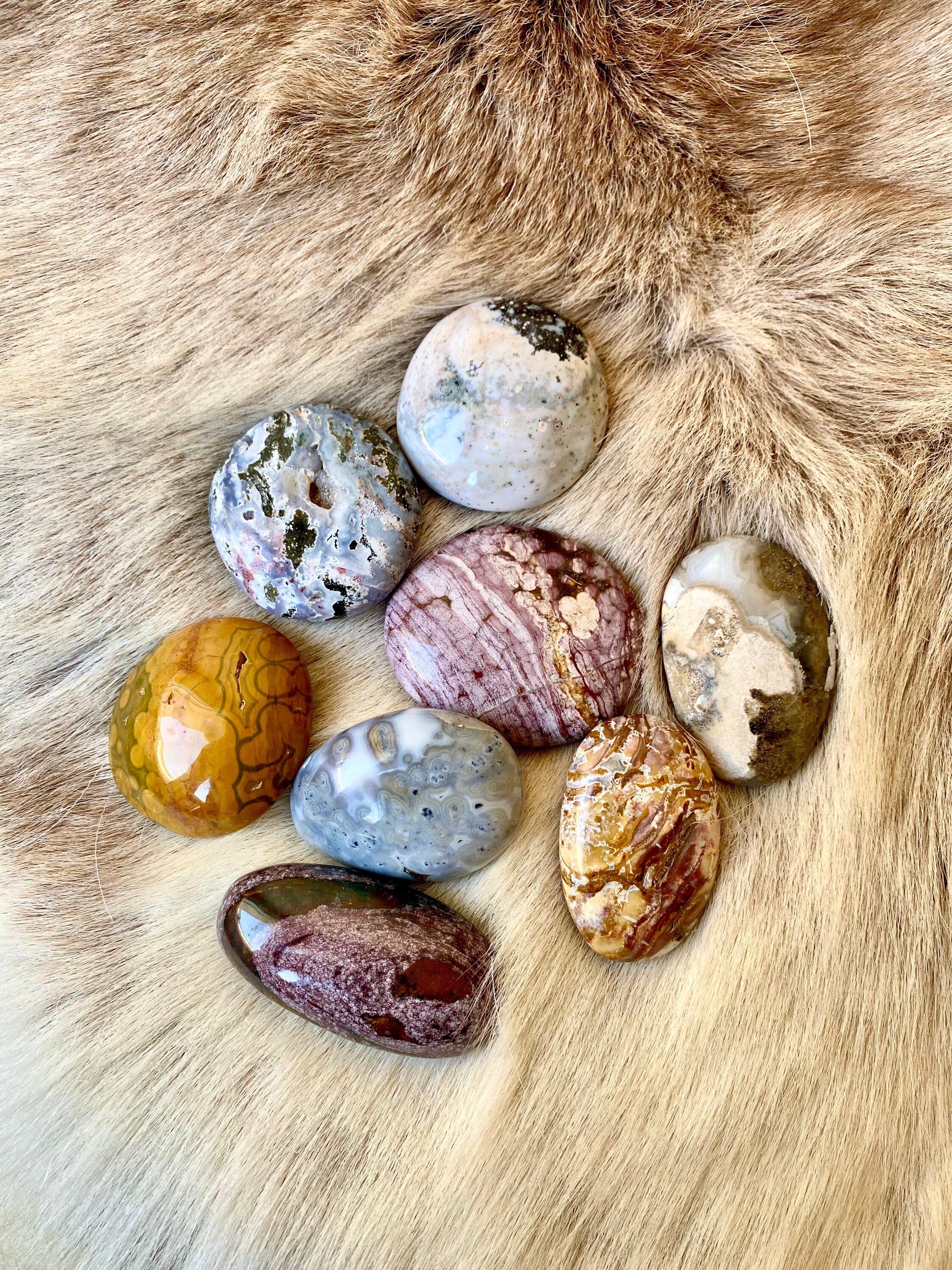 Jaspe Océan/Jaspe Orbiculaire - Galet