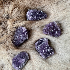 Amethyst - Amethyst Druse - Amethyst geode - natural stone - raw stone