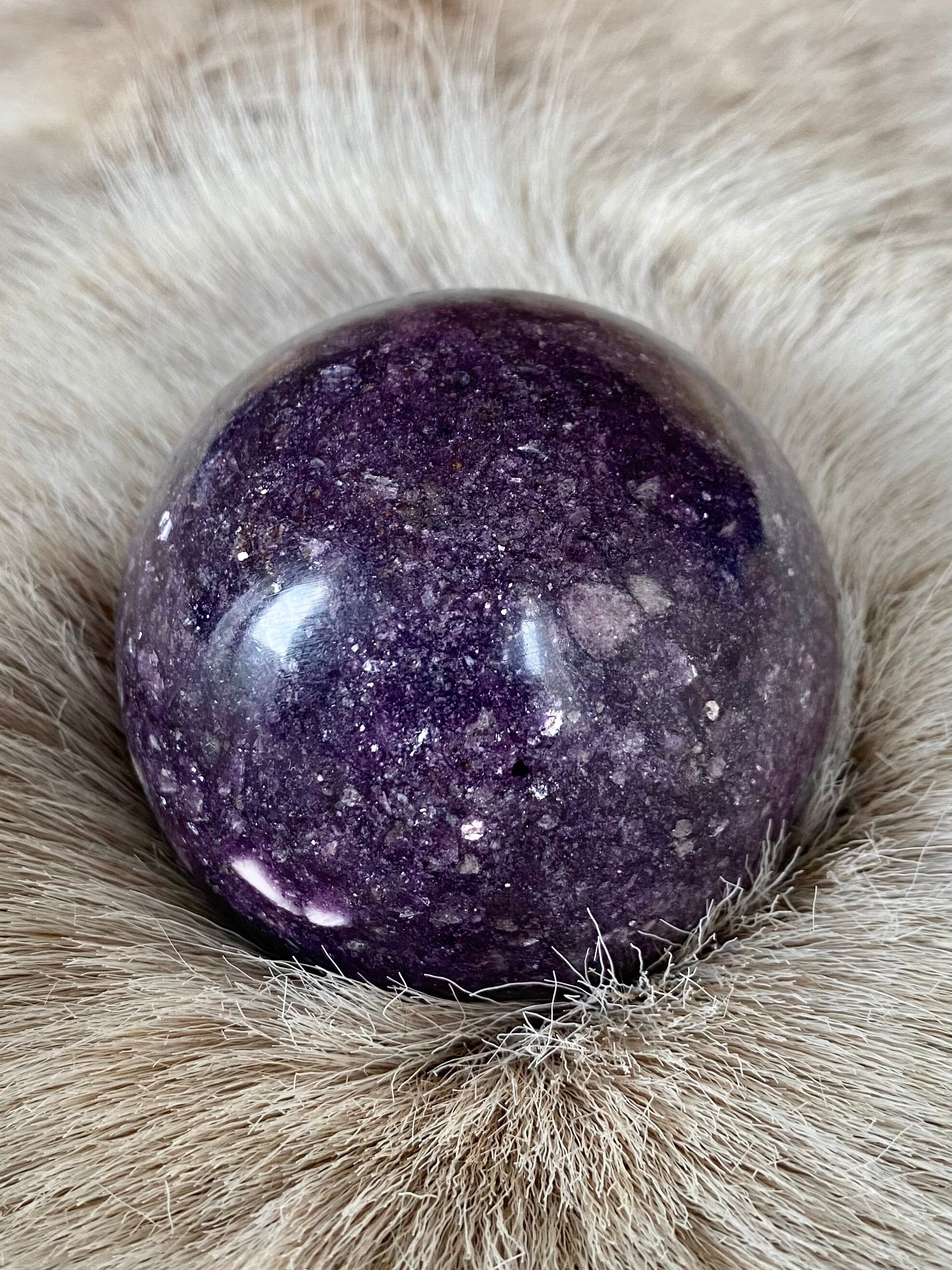 Sphère en Lépidolite/Lepidolite Ball