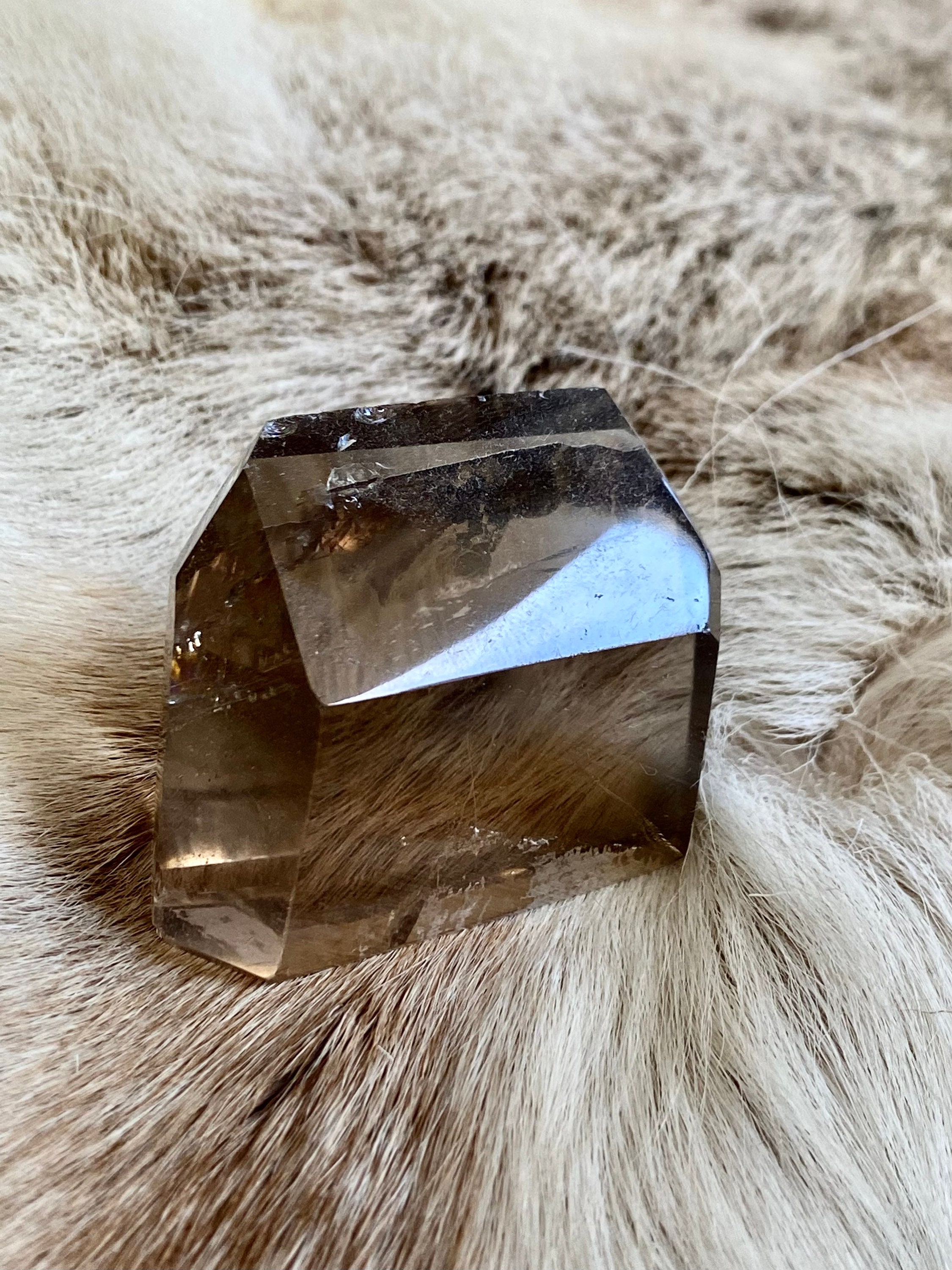 Obélisque en Quartz Fumé