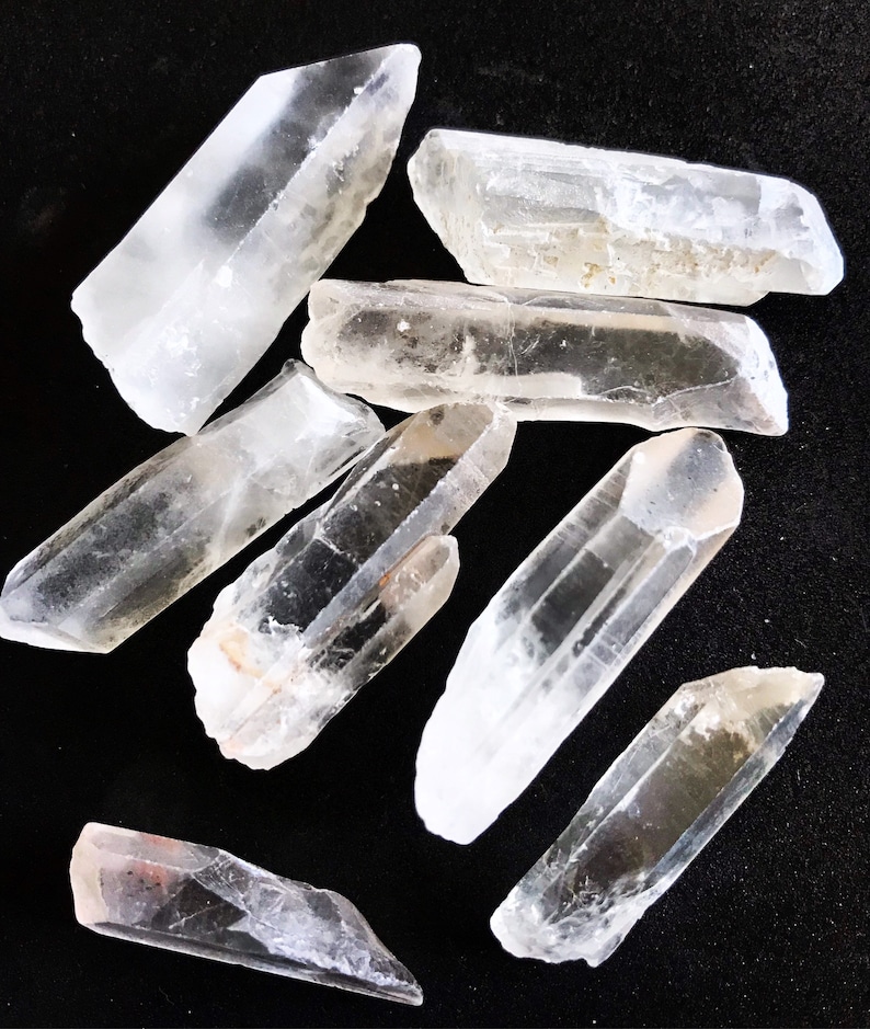 Pointes de Cristal de Roche / Crystal Quartz Spikes image 2