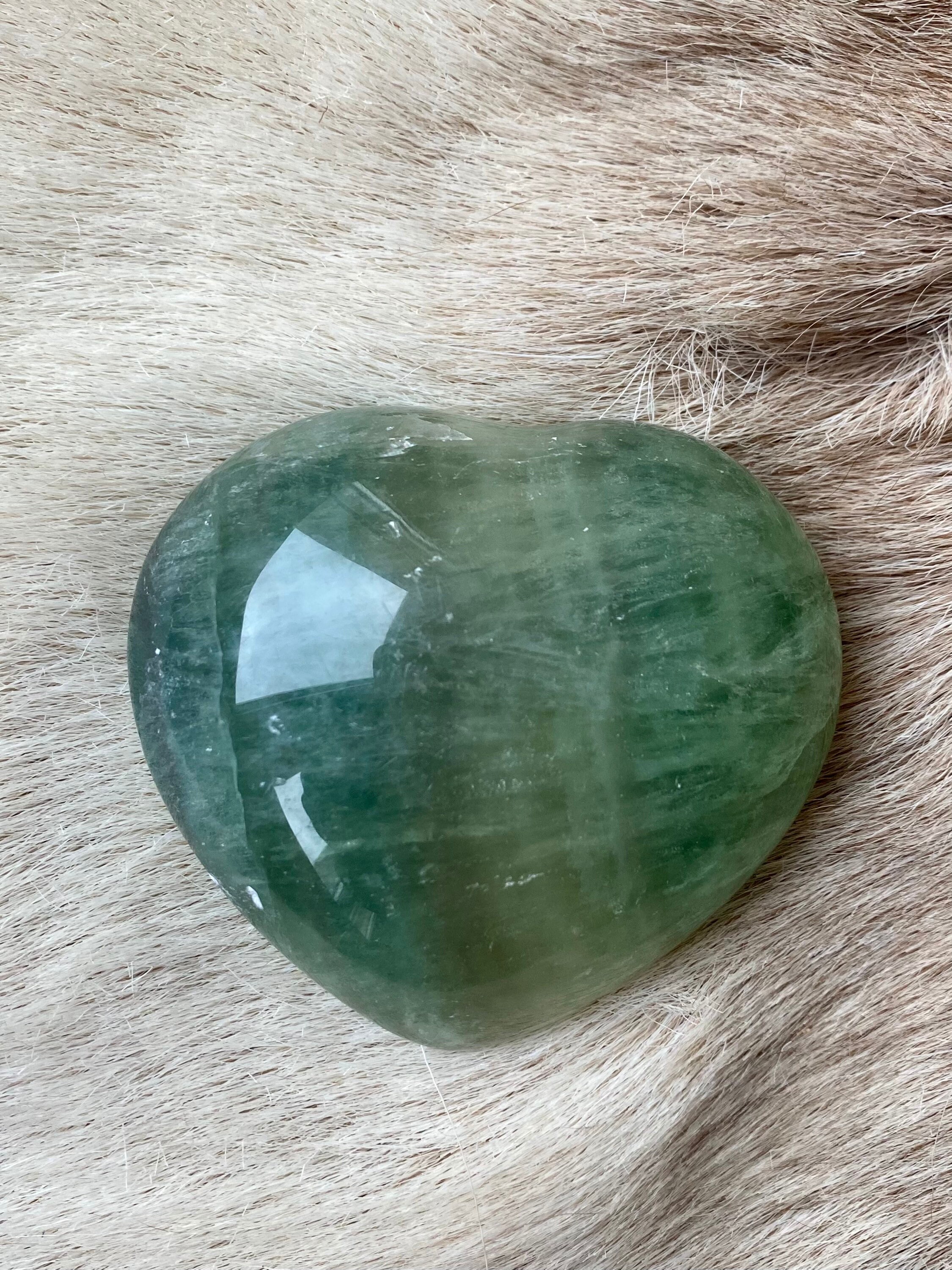 Coeur en Fluorite/Fluorine Heart