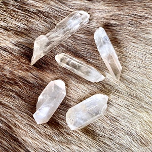 Rock Crystal Spikes / Crystal Quartz Spikes