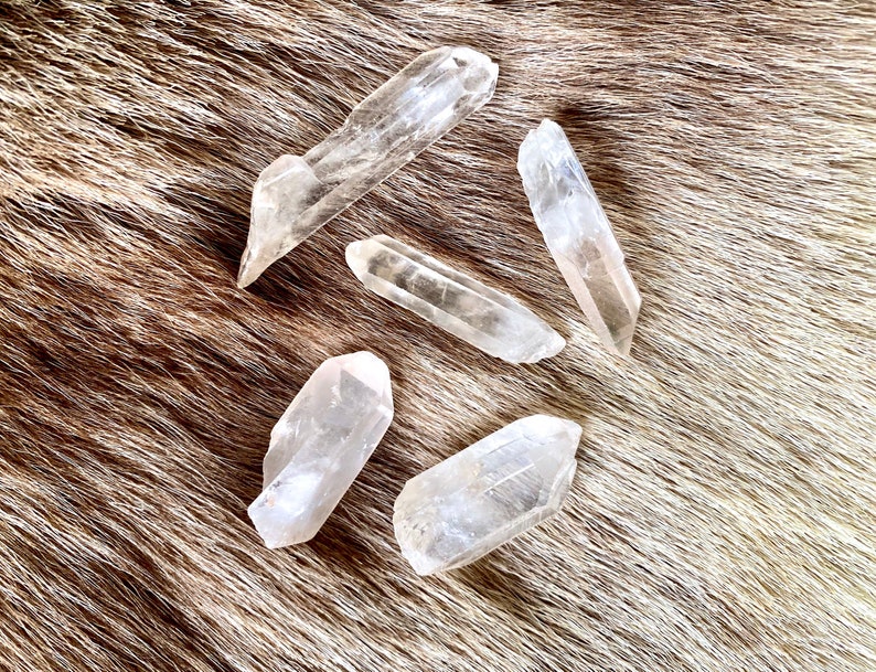 Pointes de Cristal de Roche / Crystal Quartz Spikes image 1