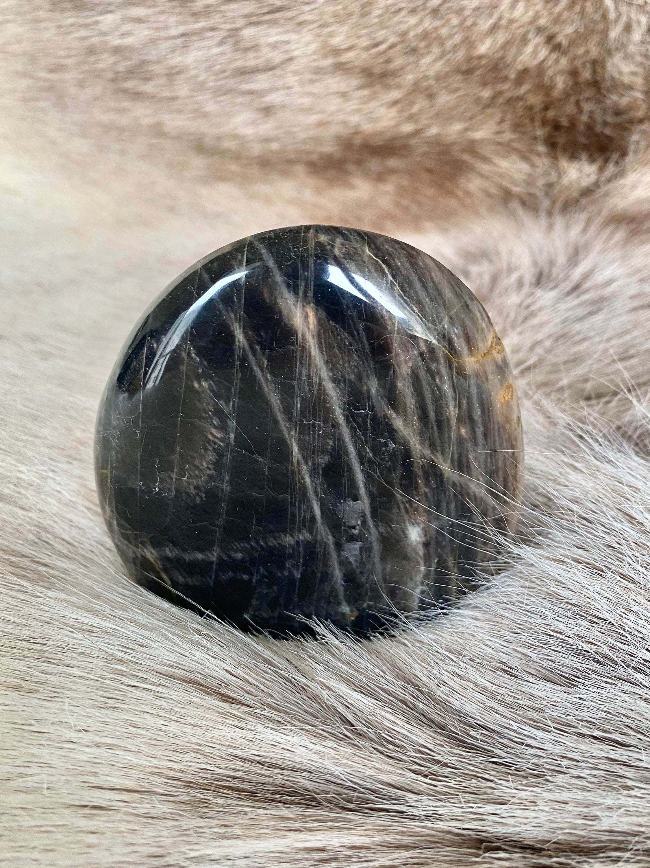 Pierre de Lune Noire - Forme Libre