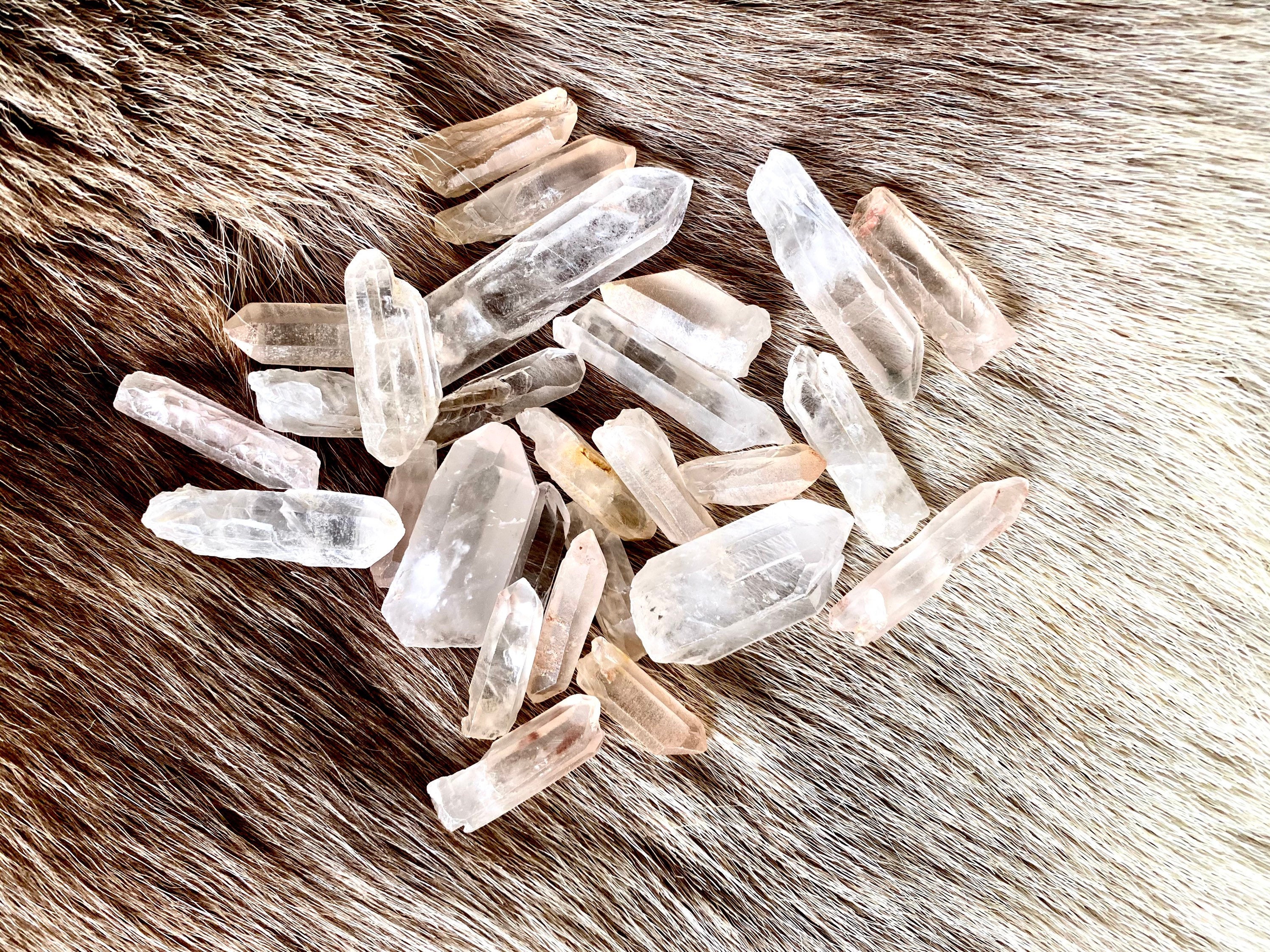 Cristal de Roche - Pointes/Cristal Quartz Spikes