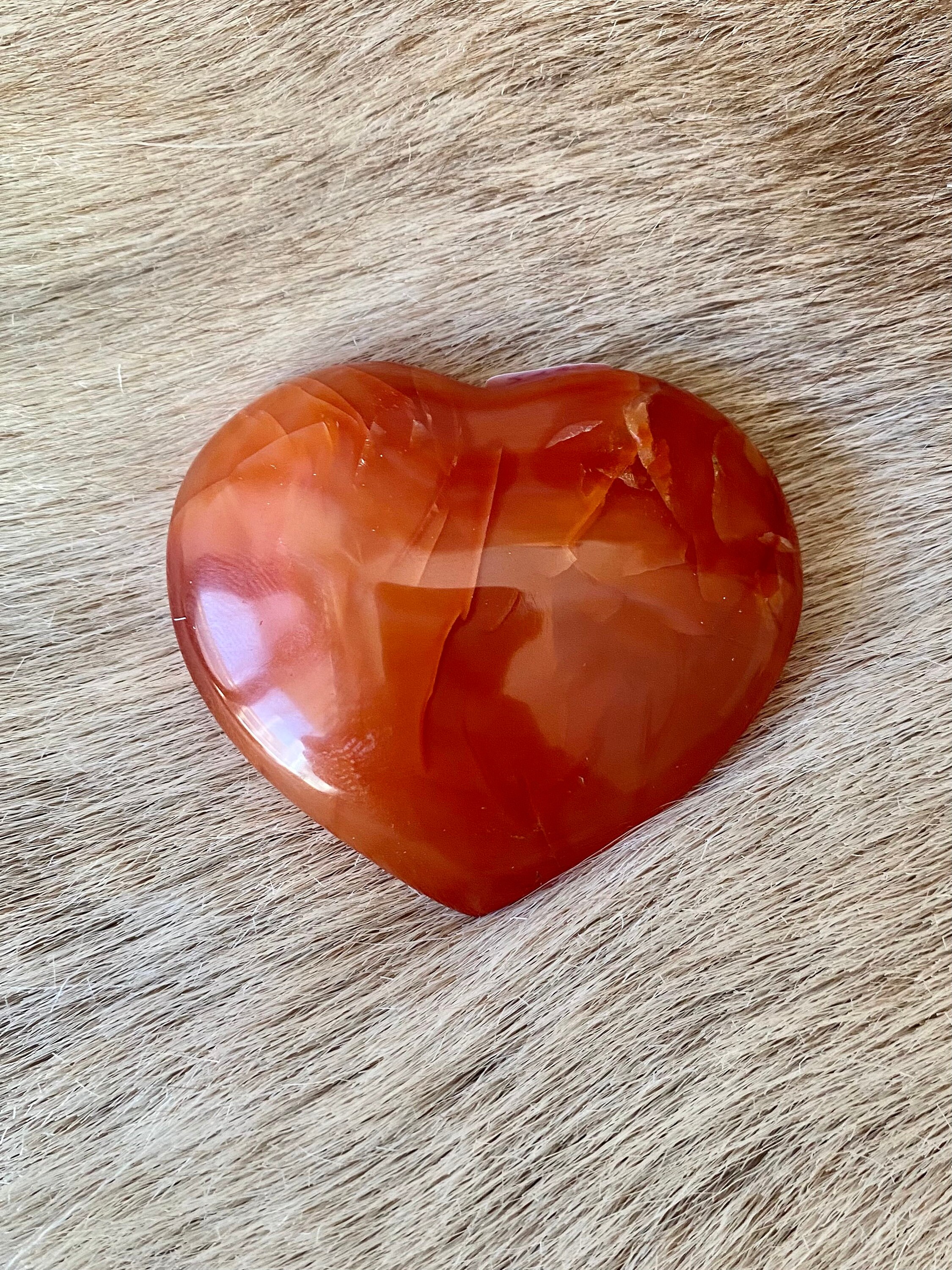 Coeur en Cornaline/Cornelian Heart