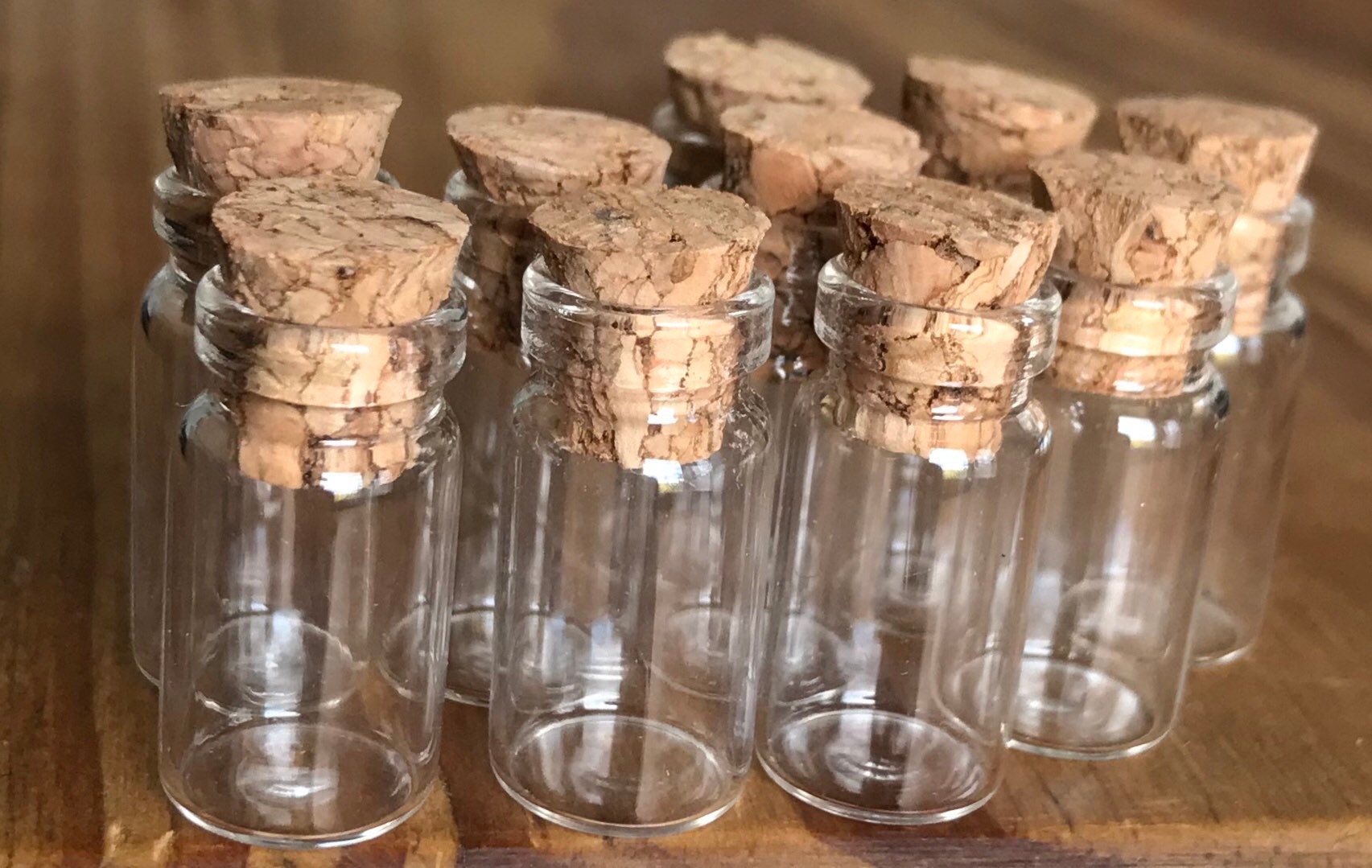 Petites Fioles en Verre/Small Glass Flasks