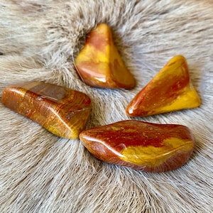 Yellow and Red Jasper - Tumbled Stone