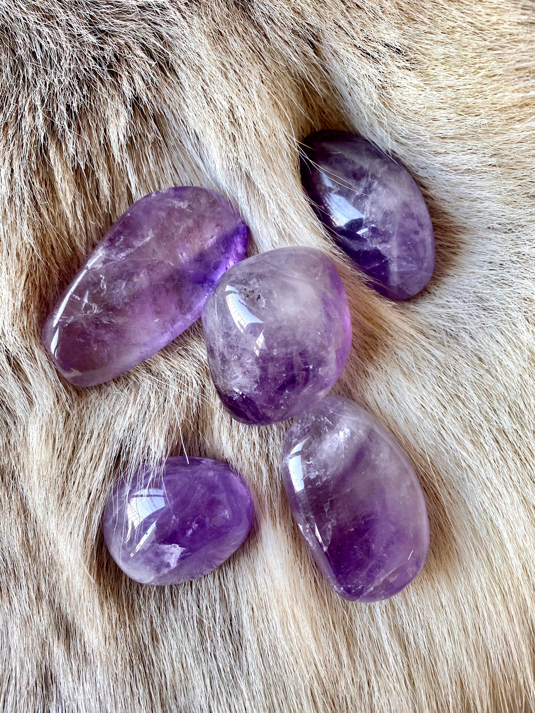 Galet Pierre - Améthyste Naturelle/Natural Amethyst Pebble