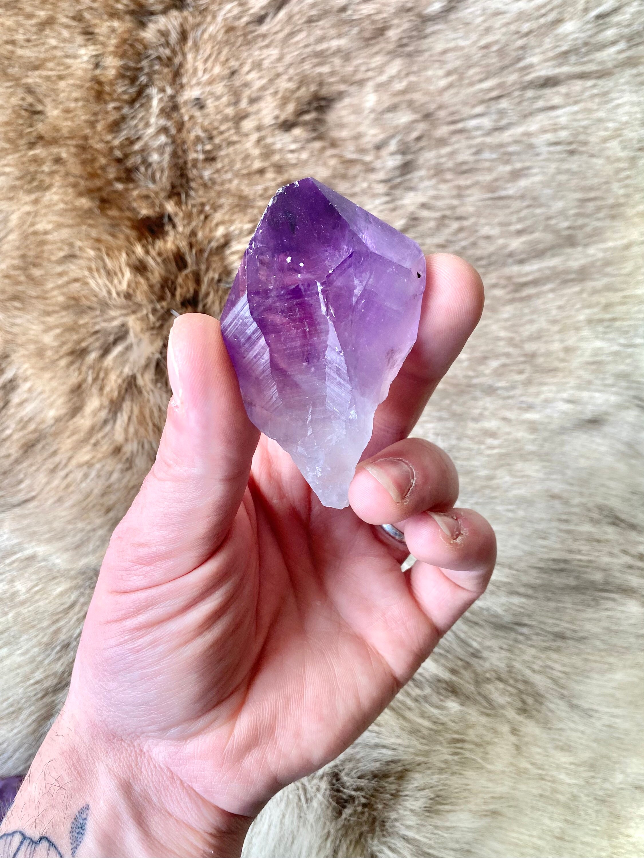 Pointes d'améthyste/Raw Amethyst Spikes