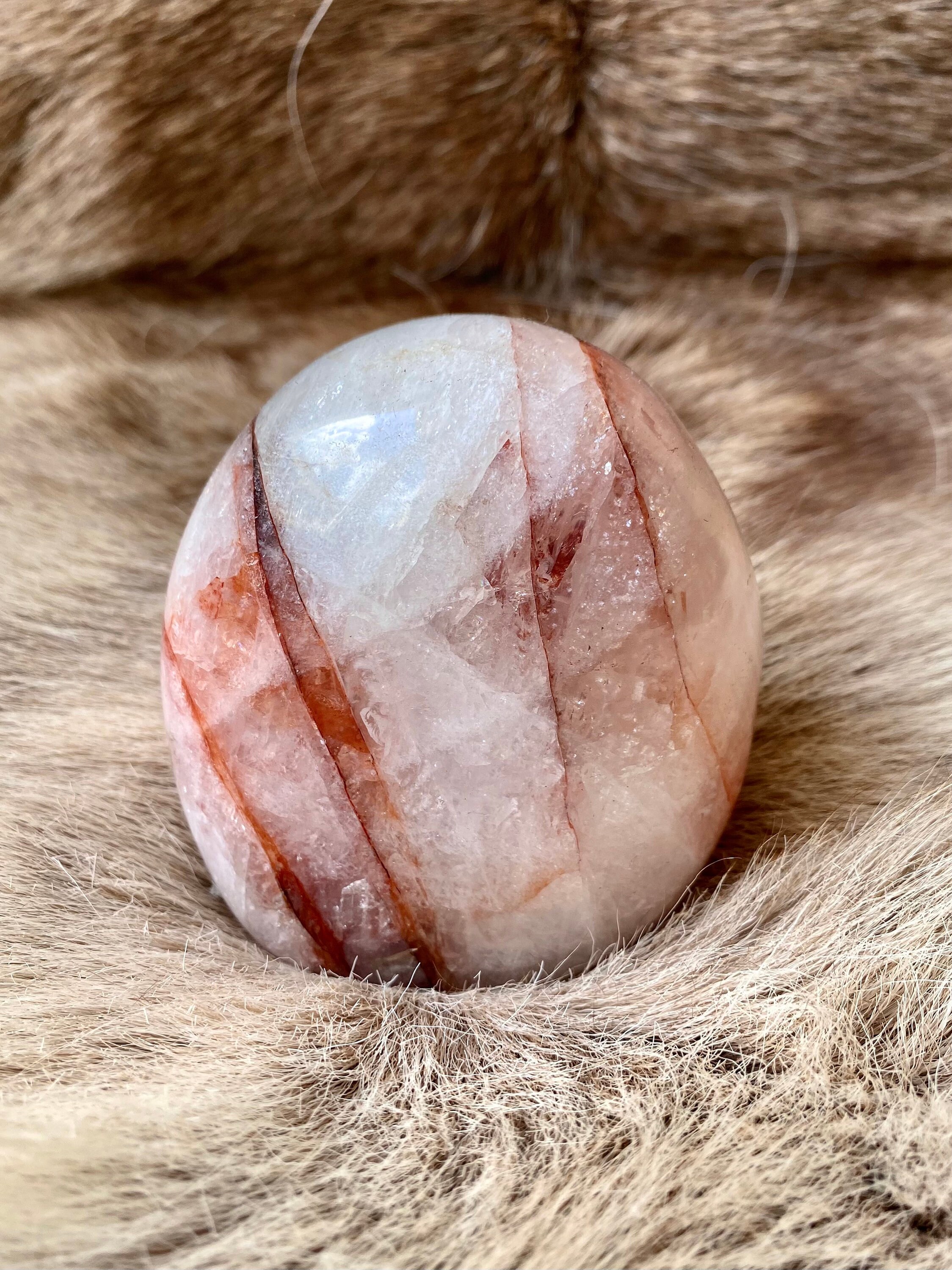 Forme Libre en Quartz Hématoïde Naturelle/Natural Hematoid Hematite